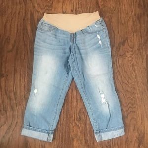 Motherhood Maternity Cropped Jeans